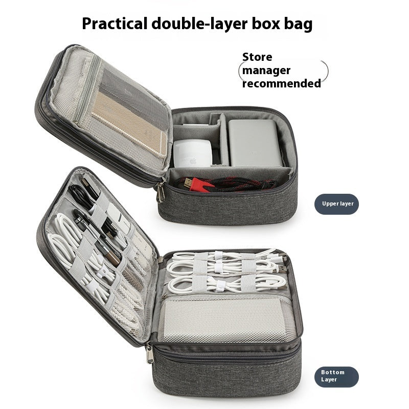 Portable Digital Storage Bag – Organize Cables, Power Banks & More