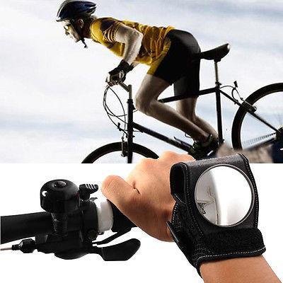 Ride Safer with a Bicycle Wrist Safety Mirror – 360° Rear-view Visibility