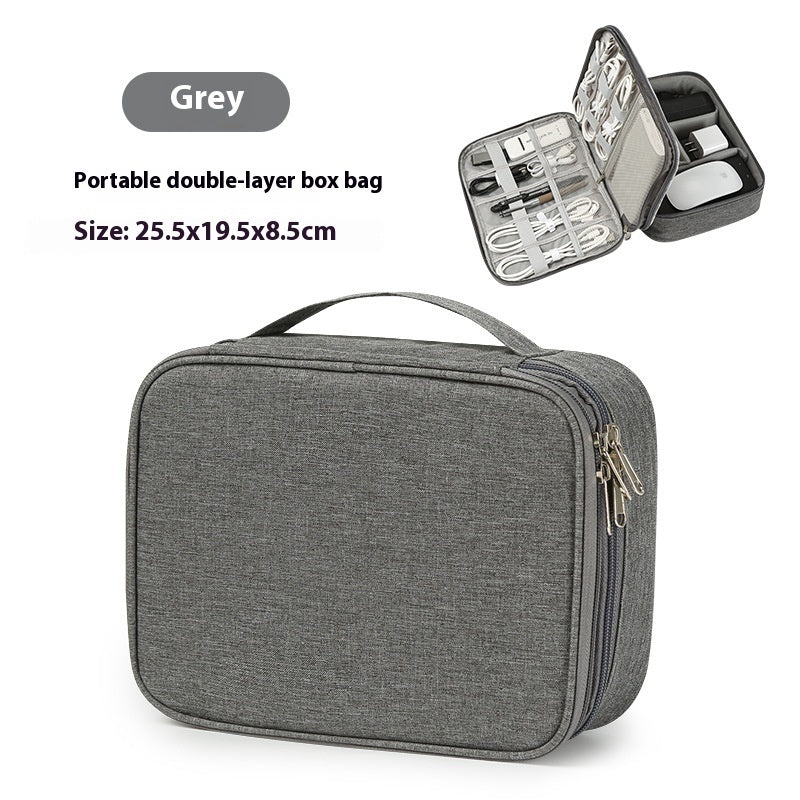 Portable Digital Storage Bag – Organize Cables, Power Banks & More