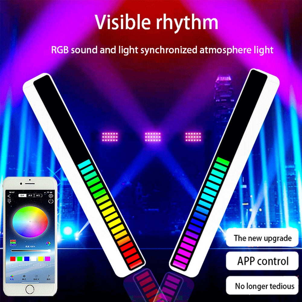 Voice-Activated RGB Car Light – Syncs to Music for Ultimate Ambiance!